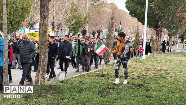 حضور پر شور مردم شهرستان کیار در راهپیمایی روز قدس 