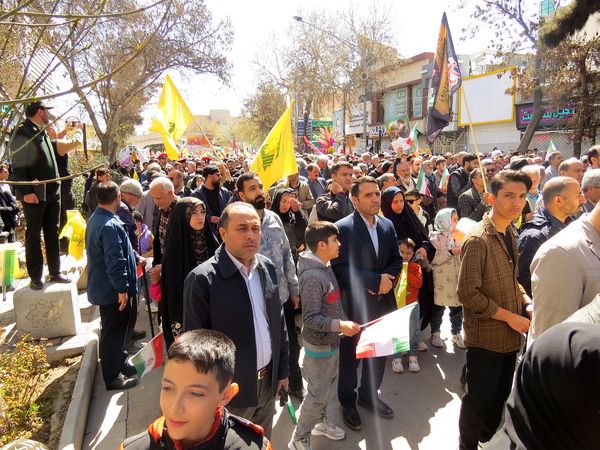 برگزاری راهپیمایی روز قدس در بجنورد 