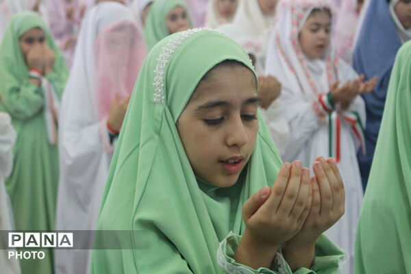  آغاز جشن بندگی دانش‌آموزان  شهرستان نظرآباد 