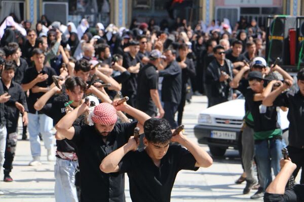  مراسم عزاداری ظهر عاشورا در صفادشت
