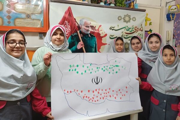 پویش «دست‌های کوچک، پیمان بزرگ» در دبستان سارا شهرستان ملارد 