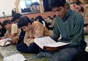 روز سوم اعتکاف پسران آشخانه به یاد امام زمان (عج)