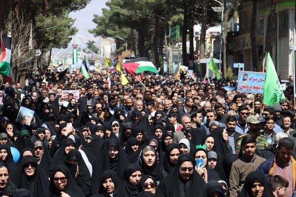 طنین فریاد قدس در خیابان‌های تربت حیدریه 