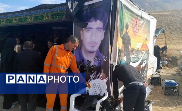 خروش مردم در پیاده‌روی جاماندگان اربعین سمیرم