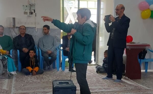 جشن مدرسه حضرت علی (ع) و کانون لقمان برای دانش‌آموزان با نیازهای ویژه کاشمر