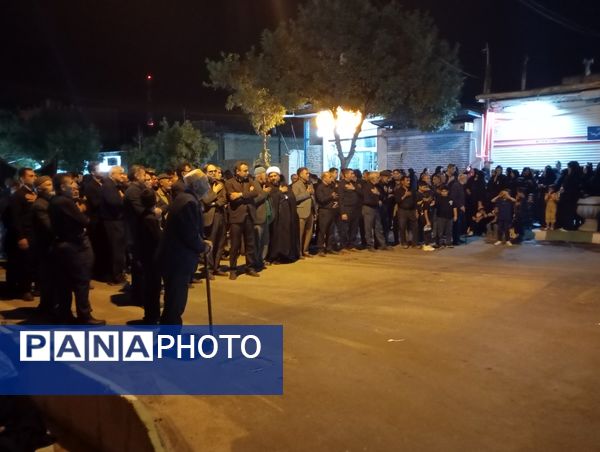 مراسم شب عاشورا در شهر تیتکانلو