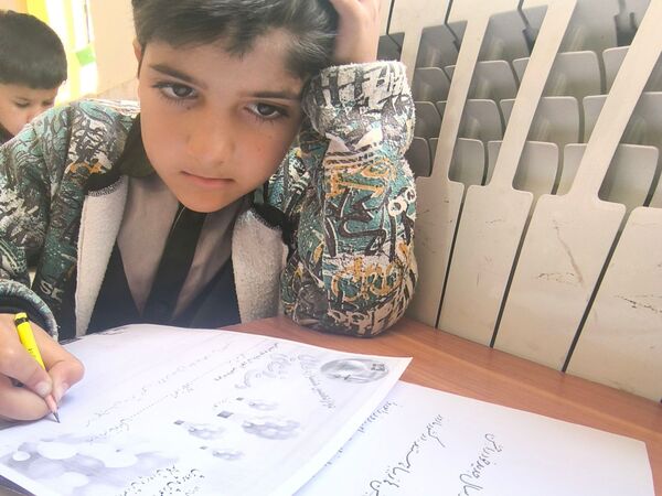 مرحله آموزشگاهی جشنواره دست نوشته‌های طلایی در دبستان شهید پسندیده فدافن