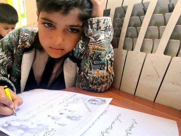 مرحله آموزشگاهی جشنواره دست نوشته‌های طلایی در دبستان شهید پسندیده فدافن