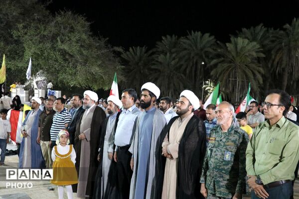 جشن عید غدیر در جوار امامزادگان حاجی‌آباد