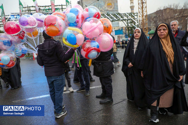 جشن خیابانی نیمه شعبان در تهران