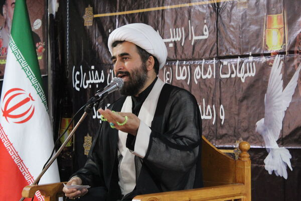 مراسم عزاداری شهادت امام رضا (ع) در شهر درق 