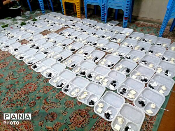 جنگ شادی و محفل انس با قران دبیرستان خاص فرهنگ در حسینیه شهید قاجاریان
