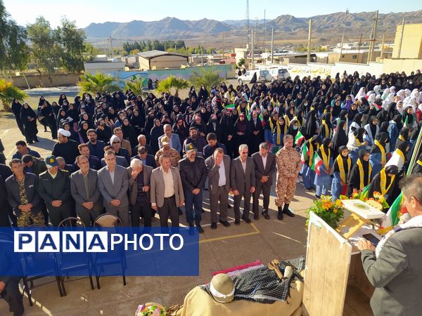 بدرقه شهید گمنام در بخش زرین‌آباد ایلام