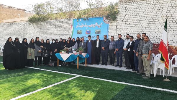 افتتاحیه زمین چمن مصنوعی در دبستان فطرت