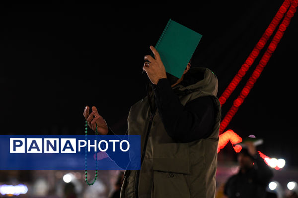 مراسم احیاء سومین شب قدر در مسجد مقدس جمکران