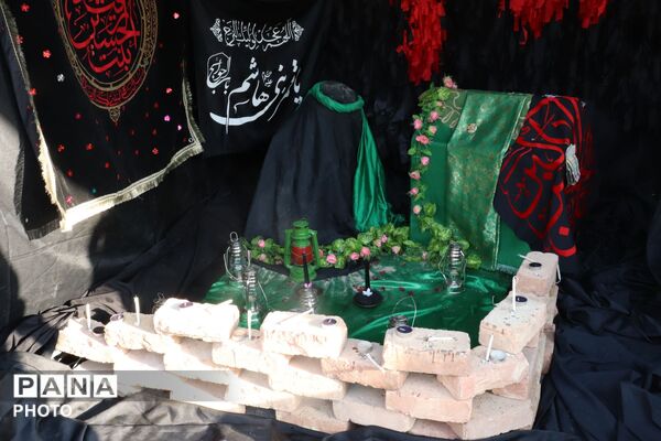 طنین تعزیه در صحن امام‌زاده عقیل (ع) اسلامشهر 