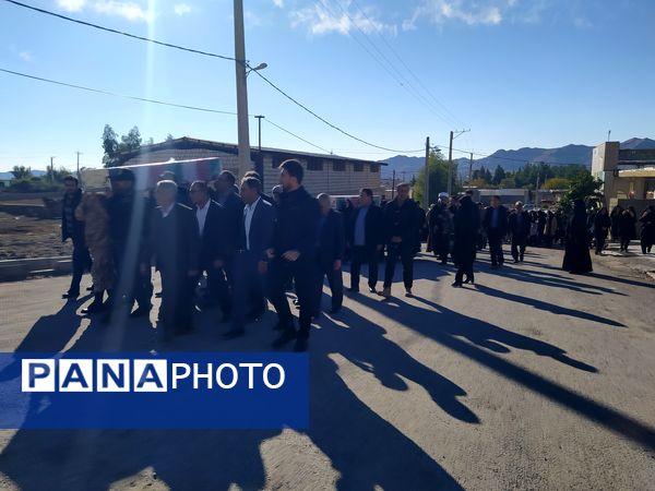 بدرقه شهید گمنام در بخش زرین‌آباد ایلام