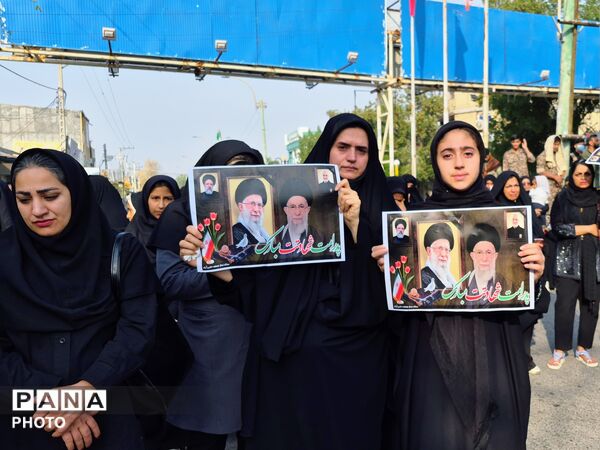 عنبرآباد در سوگ شهادت مقام معظم رهبری