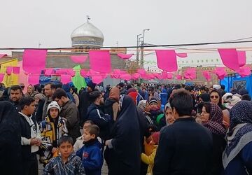 شادپیمایی روز ولادت امام زمان (عج) در شهرستان سمنان