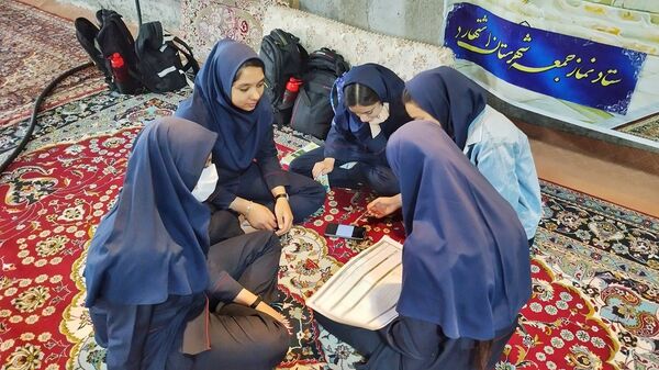 برگزاری لیگ جت دختران در مصلی بقیة اللّٰه شهرستان اشتهارد 