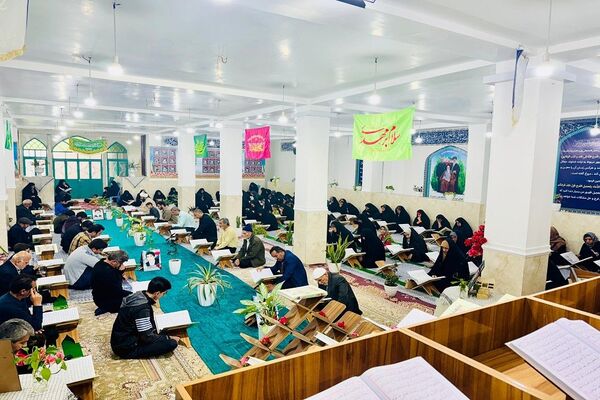 ترتیل خوانی قرآن کریم در شبانکاره