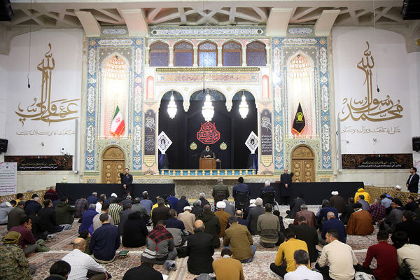 مراسم عزاداری سالروز شهادت امام هادی(ع) در حرم حضرت معصومه(س)