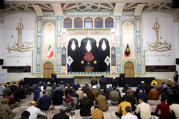 مراسم عزاداری سالروز شهادت امام هادی(ع) در حرم حضرت معصومه(س)