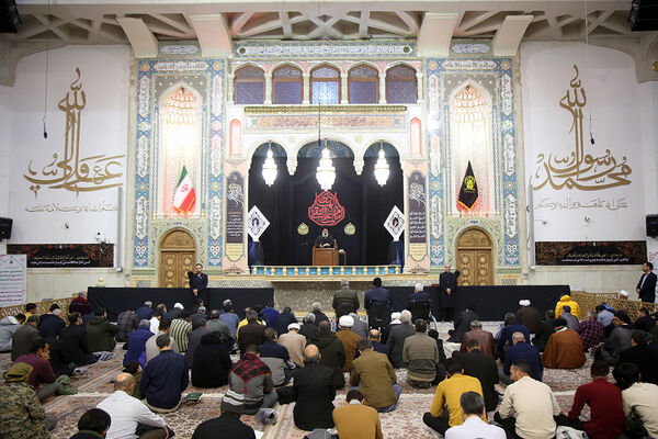 مراسم عزاداری سالروز شهادت امام هادی(ع) در حرم حضرت معصومه(س)