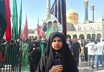 روایت خبرنگار پانا از مراسم عزاداری سالروز رحلت حضرت معصومه(س)