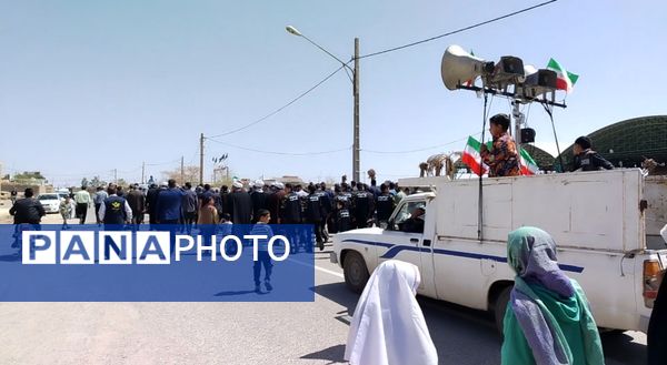 طنین شعار انا علی العهد یا قدس در شهرستان مروست