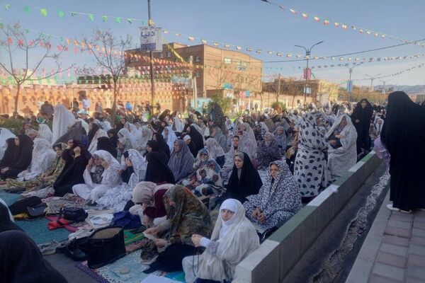 اقامه نماز عید فطر در قیامدشت ناحیه یک ری