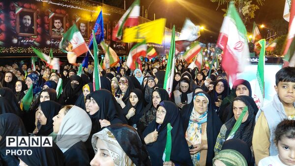 استقامت مردم کرج در شب هشتادم اجتماعات مردمی 