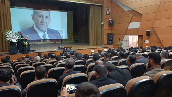 مراسم یادبود خیر مدرسه‌ساز در کوهدشت 