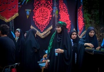 پیاده روی دلداگان حسینی در بندرگز