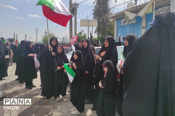 راهپیمایی روز قدس در خفر