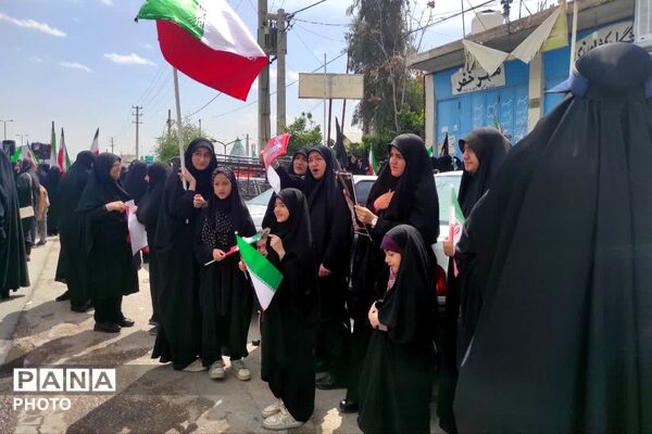 راهپیمایی روز قدس در خفر