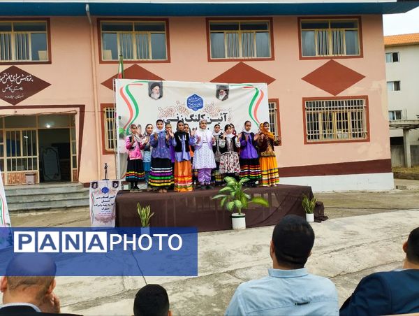 آیین کلنگ‌زنی دبستان ۱۲ کلاسه شهید ولی‌زاده سورک در شهرستان میاندورود 
