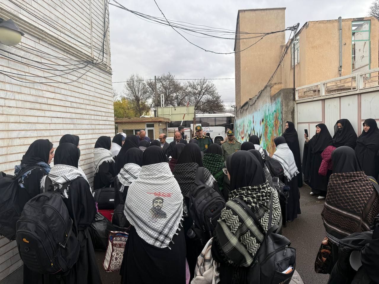 کاروان راهیان نور بسیج دانش‌آموزی سراب و مهربان 