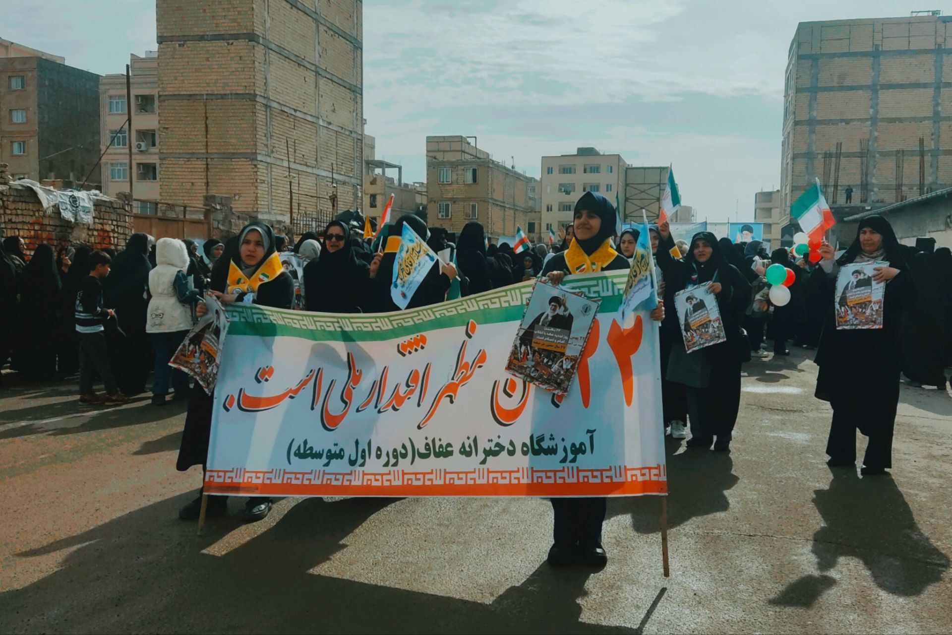 تجلی وحدت ملی در راهپیمایی ۲۲بهمن نصیرشهر 