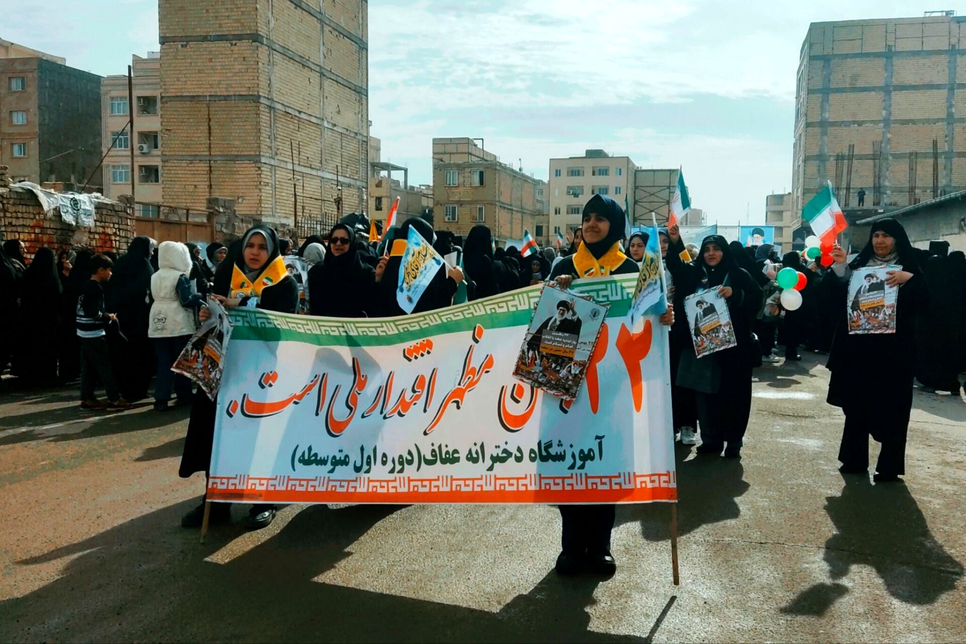 تجلی وحدت ملی در راهپیمایی ۲۲بهمن نصیرشهر 