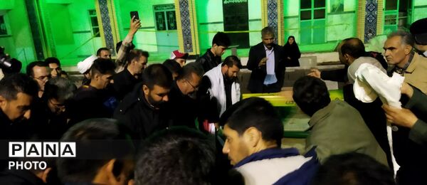 تدفین پیکر مطهر شهید مهدی عمارلو در بهشت فضل شهرستان نیشابور