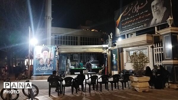 موکب های از جنس خدمت در فلکه ایران نیشابور 