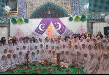 جشن روزه‌اولی‌ها در دبستان نعمت‌الهی آباده