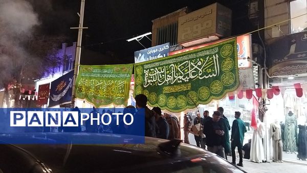 گذری بر فعالیت چایخانه امیر المومنین در شب میلاد حضرت مهدی ( عج)