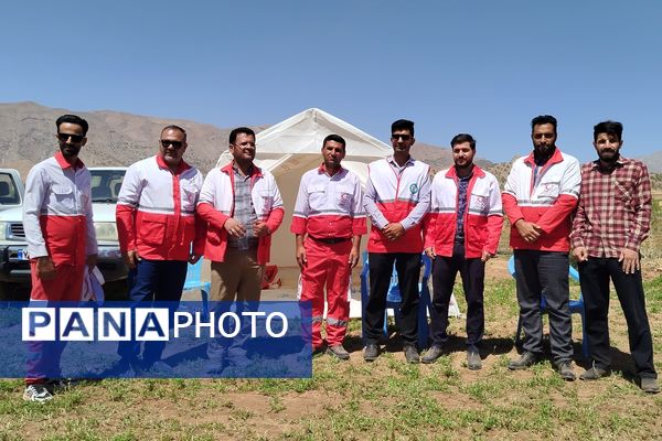 آیین کلنگ زنی پروژه آب چشمه سفید در خانمیرزا