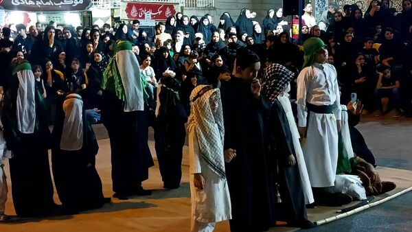 تعزیه‌خوانی در مسجد الهادی اهواز