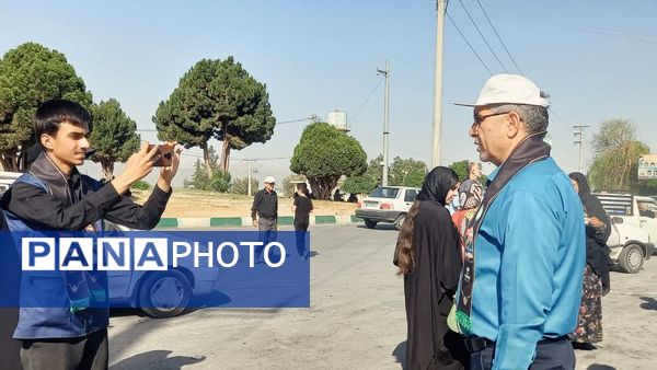 خدمت‌رسانی موکب سازمان دانش‌آموزی کهگیلویه و بویراحمد در پیاده‌روی جاماندگان اربعین