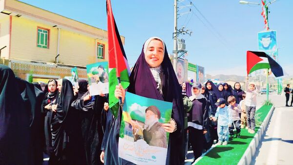 حضور پرشور کودکان و نوجوانان در راهپیمایی روز قدس لنده