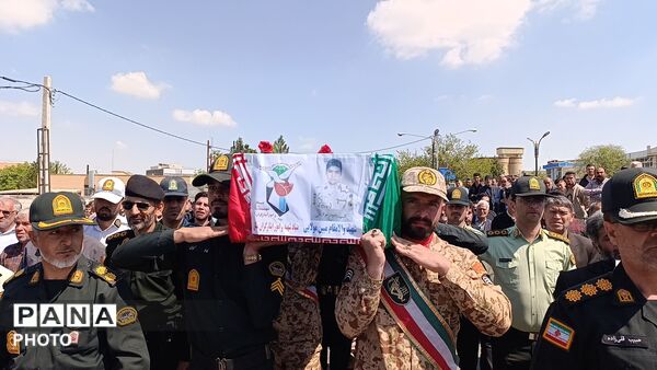 تشییع شهید وطن «مبین مولایی»
