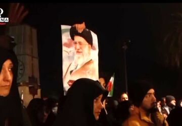 حضور حماسی مردم گالیکش در مراسم شهادت امام امت